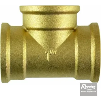 Fitinka T-kus 1/2'' FFF, mosaz (3×vnitřní) (T-kus s vnitřními závity)