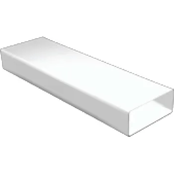 Ventilace Potrubí čtyřhranné plast 60x200 - 1 m (Čtyřhranné plastové potrubí)