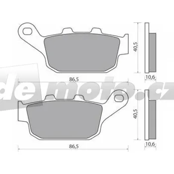 Autodíl Honda NX 500 N 1992-1996 brzdové destičky zadní NHC AK-150