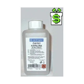 Kapalina Čistící prostředek roztok 200 ml čistič na nástěnky tabule popisovače fixy, čištění tabulí nástěnek fixů popisovačů