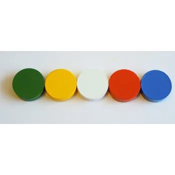 Dekorativní magnet 1ks Barevný lakovaný kulatý magnet 16 mm válec, barevné válcové magnety lakované kulaté magnetky, barevná kulatá magnetka