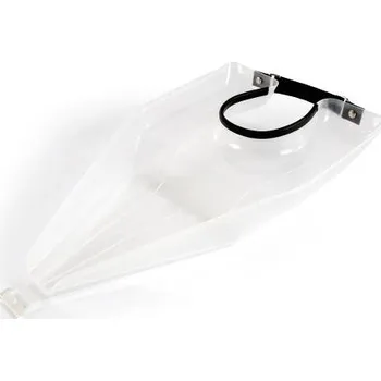 Odkapávací límcová mísa s odtokem Sibel - průhledná (090074101) + dárek zdarma