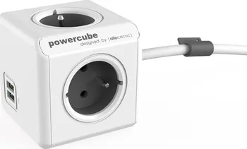 Elektrická zásuvka PowerCube Extended USB s kabelem 3 m