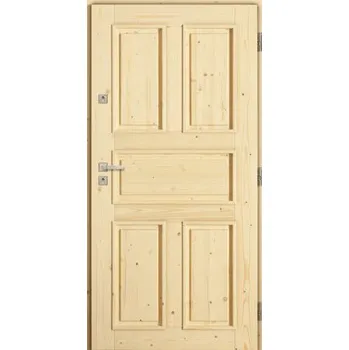 Vchodové dveře Vchodové dveře Rubin dřevěné 90 P smrk