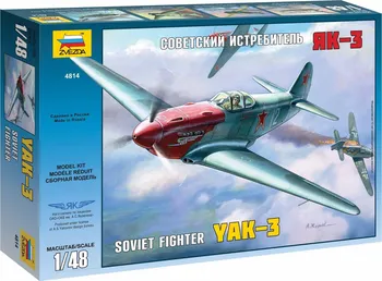 Plastikový model Zvezda YAK-3 Soviet WWII Fighter 1:48