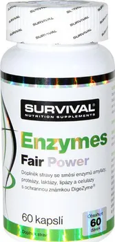 Přírodní produkt Survival Enzymes Fair Power 60 cps.