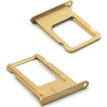 OEM iPhone 6 držák nano SIM karty, zlatý (champagne gold)