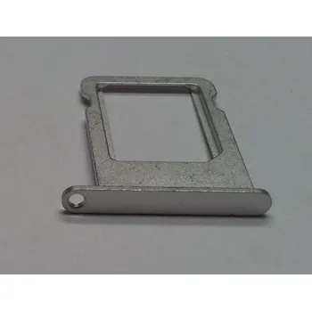 OEM iPhone 5 (bílý) Nano Sim card držák, stříbrný