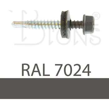 Šroub Samovrtný šroub TEX 4,8 x 35 grafitově šedý RAL 7024