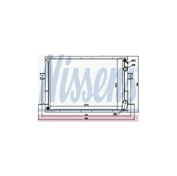 Motor automobilu Chladič motoru NISSENS 62289