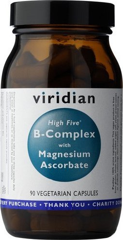 Viridian High Five B-Complex With Magnesium Ascorbate 90 Tbl. - Zbozi.cz