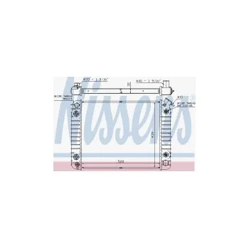 Chladič motoru Chladič motoru NISSENS 69113A