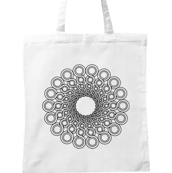 BIO plátěná taška s potiskem Mandala