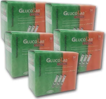 Glukometr GlucoLab testovací proužky 250 ks