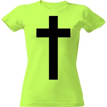 Dámské tričko Tričko s potiskem Kříž dámské