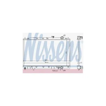 Motor automobilu Chladič motoru NISSENS 62836