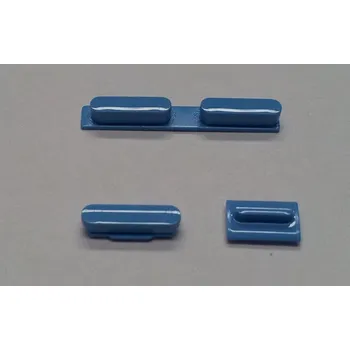 OEM Set tlačítek pro iPhone 5C, modrý