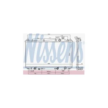 Chladič motoru Chladič motoru NISSENS 68095