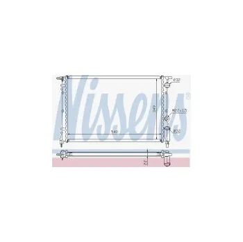 Chladič motoru Chladič motoru NISSENS 63921A