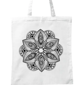 BIO plátěná taška s potiskem Mandala 2