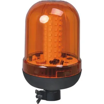 Maják Maják oranžový 12/24V 100LED s objímkou E8CE