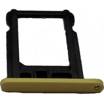 OEM iPhone 5C držák nano SIM karty, žlutý