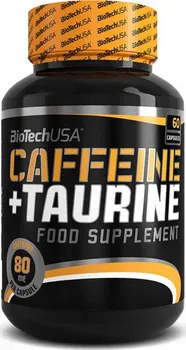 Biotech USA Caffeine + Taurine 60 kapslí