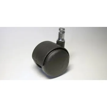 Židlové kolečko typu A + čep 11x20mm, celoplastové, průměr 50, černé