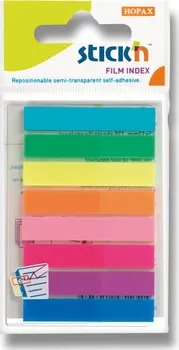 Záložka Stick´n Clearnote Samolepicí proužky 45 x 8 mm 8 barev