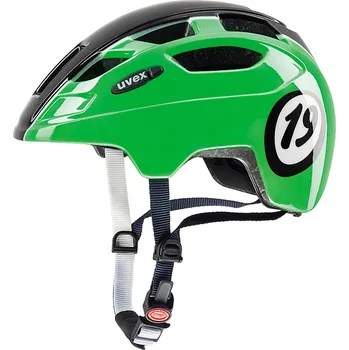 Cyklistická přilba Uvex Finale Junior černá/zelená