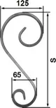 BPÚ Segment ozdobný S1 230 mm 12 x 6 mm