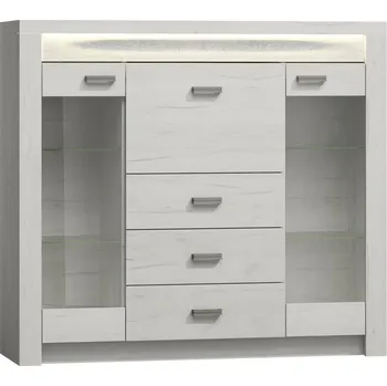 Komoda Komoda dvoudvéřová kraft bílý INDIANAPOLIS I8