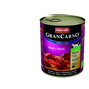 Animonda GranCarno Adult konzerva 6 x 800 g, hovězí/srdce