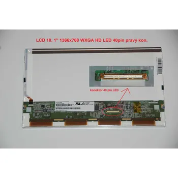 Náhradní displej pro notebook Display LP101WH1(TL)(A1) 10.1" 1366x768 LED 40pin matný povrch