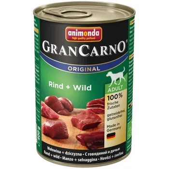 Krmivo pro psa Animonda GranCarno Adult konzerva hovězí/zvěřina 400 g