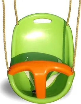 Dětská houpačka Trigano sedátko zelená/oranžová
