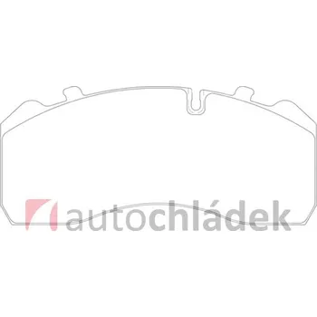 Auto-moto Deska brzdová 29095 29093 BPW, MAN, MB, SAF, SCANIA, SOR