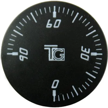 Knoflík Knoflík čočkový černý 0-90°C (Příslušenství k termostatům)