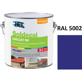 univerzální barva Soldecol UNICOAT SM 2,5 L RAL 5002