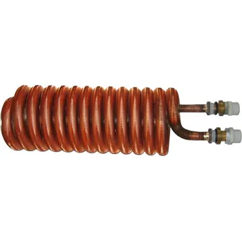 Příslušenství pro ohřívač vody Topný had 1,80 m2, 3/4“, délka 170x470 mm (Žebrované měděné trubkové výměníky tepla pro montáž do přírub)