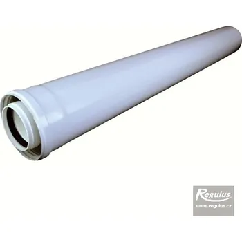 Kouřovod Prodloužení průměr 80/125, 0,25 m, PP/plech
