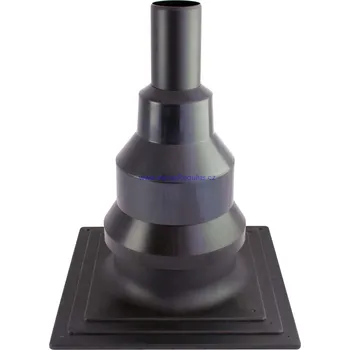 Kouřovod Koncovka průměr 80 mm PPH-A na komínové těleso (Odkouření Almeva průměr 80 - polypropylen, nebalené, pro kondenzační kotle)