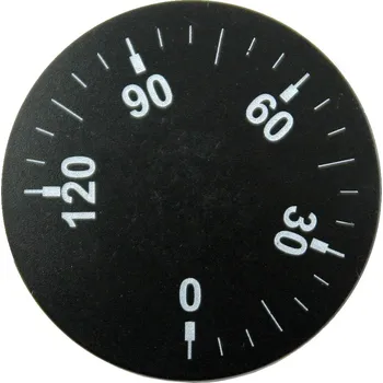 Knoflík Knoflík čočkový černý 0-120°C (Příslušenství k termostatům)