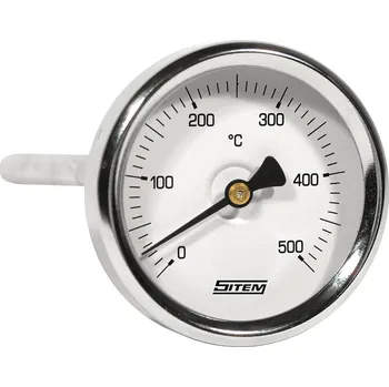 Teploměr d=63 stonkový l=100, zadní, 0-500°C (Teploměry, průměr 63 mm)