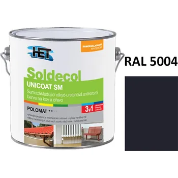 univerzální barva Soldecol UNICOAT SM 2,5 L RAL 5004
