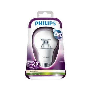 Žárovka Philips LEDbulb 9,5-60W E27 WW A60 CL