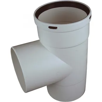 Kouřovod T kus průměr 100, PP, do komína, M-M-F