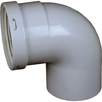 Kouřovod Koleno 90° průměr 80 mm, lité (Odkouření turbo kotlů )