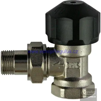 Ventil Radiátorový ventil na vstup rohový G 1/2'' F (Radiátorové ventily pro termostatickou hlavici na vstup do radiátoru, vnitřní závit)