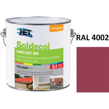 univerzální barva Soldecol UNICOAT SM 2,5 L RAL 4002